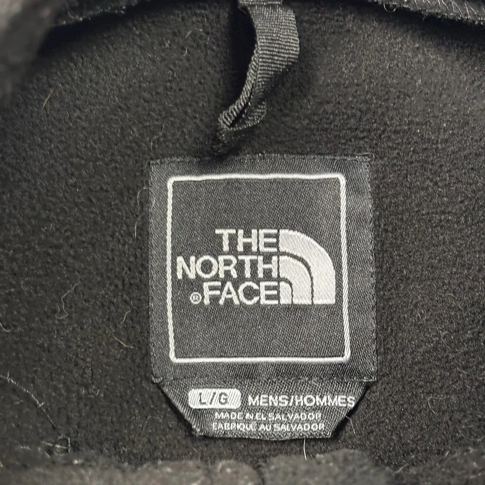 The North Face Denali Polartec Fleece Jacket Mens Large Black Full Zip 11511
